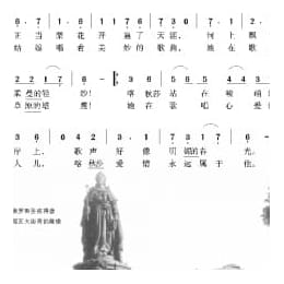 俄罗斯经典歌曲谱:喀秋莎 简谱